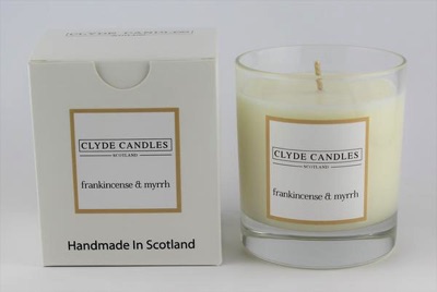 Clyde Candles Frankincense and Myrrh candle